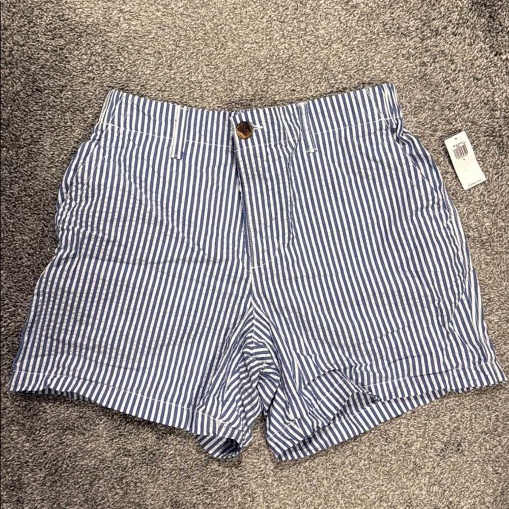 Old Navy Striped Chino Shorts